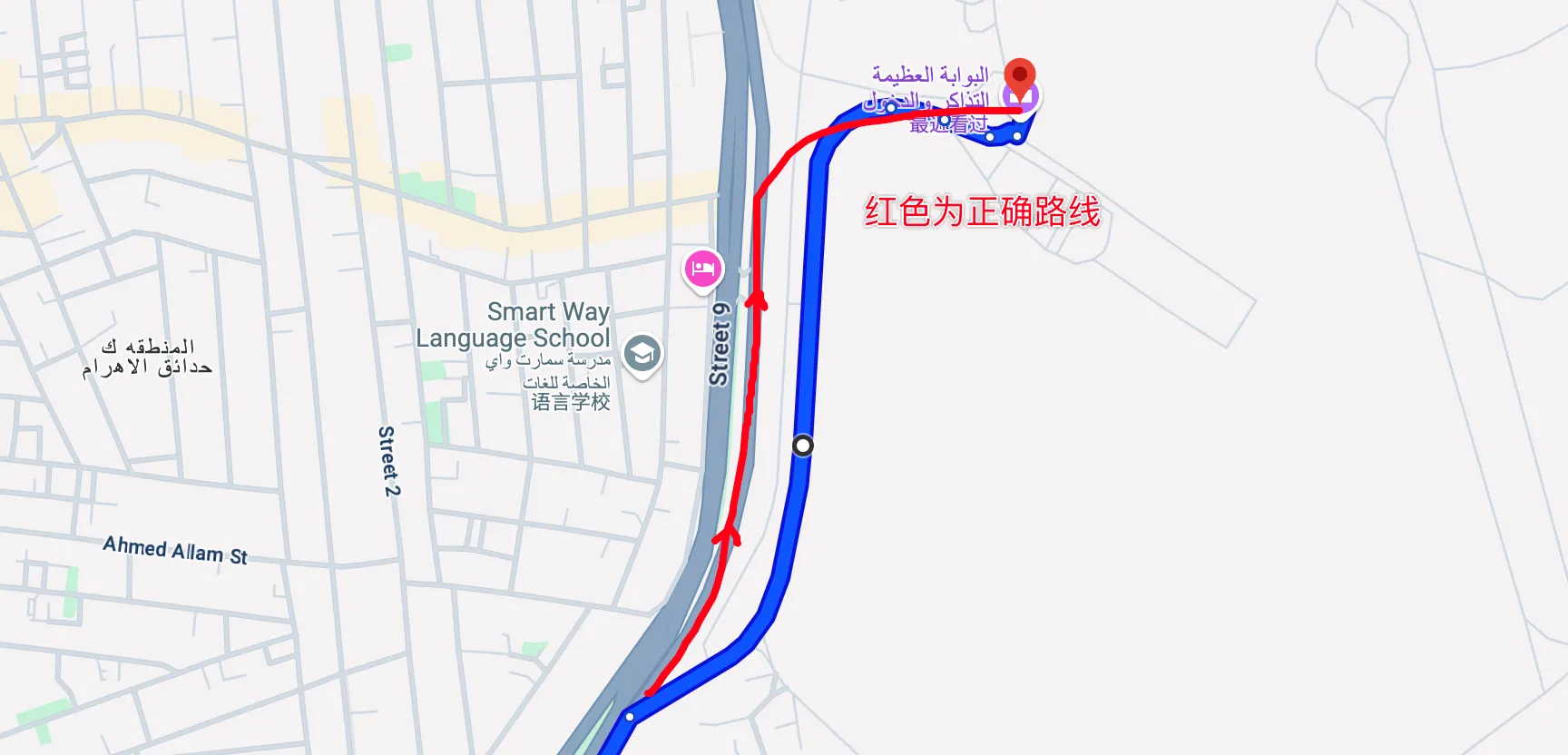 金字塔西门正确路线